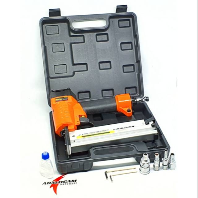 Mollar F5040 Alat Paku Tembak Staples 2 In 1 Angin Kompresor Nailer