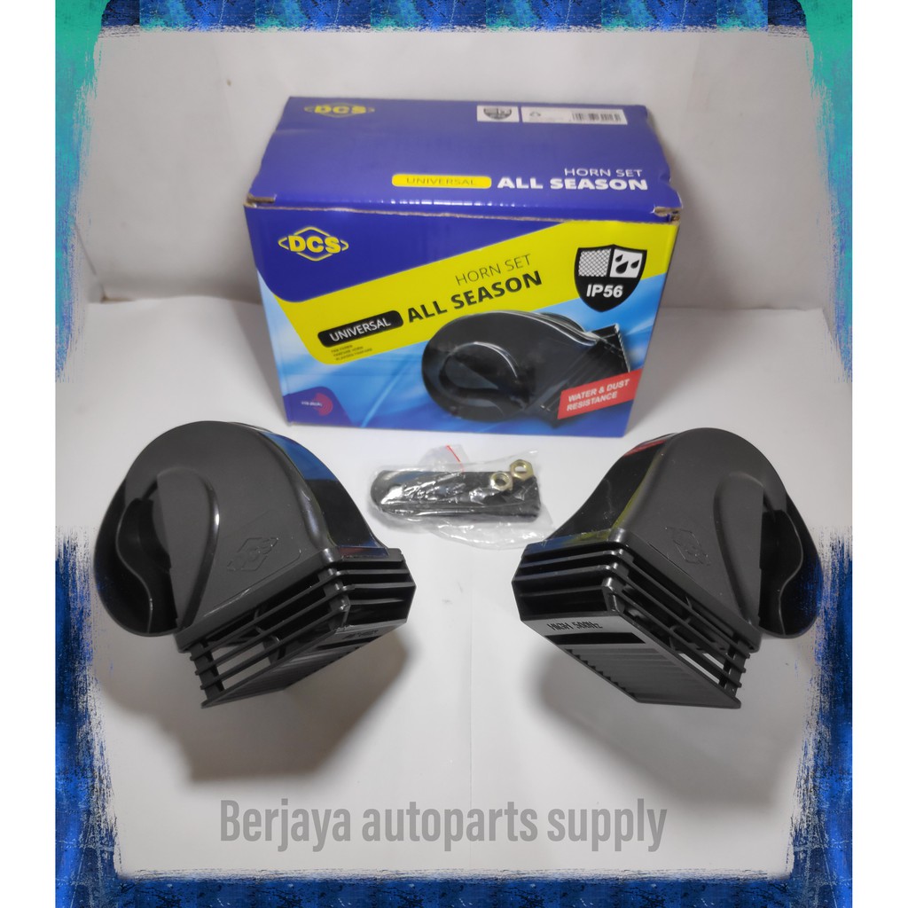 KLAKSON KEONG WATERPROOF 12V SNAIL HORN WATERPROOF TONE 12V(1SET)