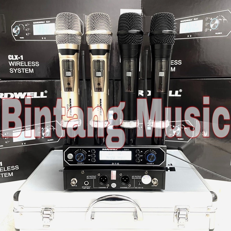 Mic Wireless Hardwell CLX1 Original Clx 1 hardwell clx 1 handheld