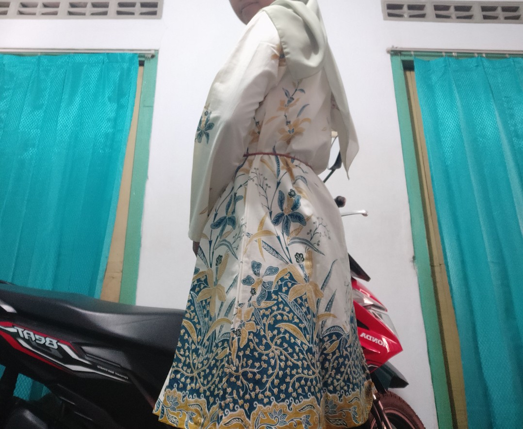 Tunik Batik Belah Depan Jumbo S M L Xl Xxl 3xl 4xl