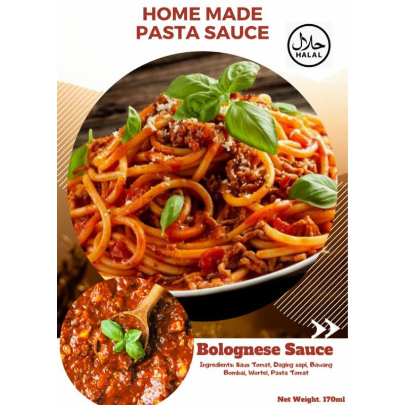 

BUMBU dan SAUCE LEZAT TANPA MSG (Pesto Sauce, Carbonara Sauce, Bolognese Sauce, Marinara Sauce)