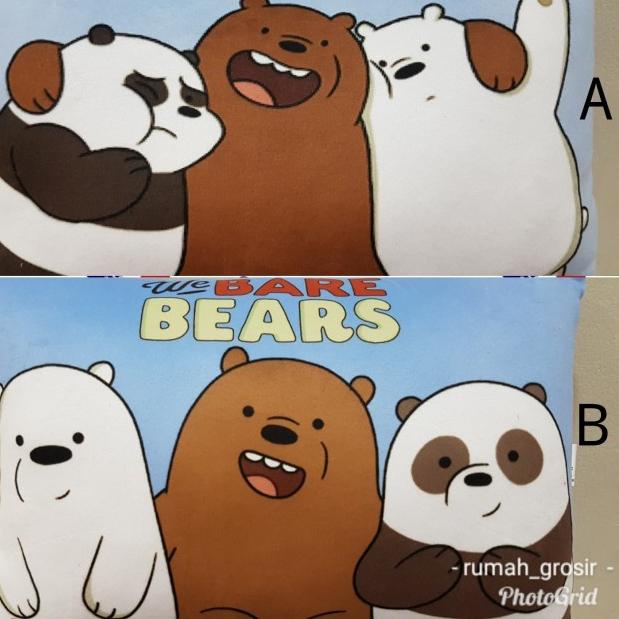 Bantal We Bare Bears Bear - SPM WE BEAR A