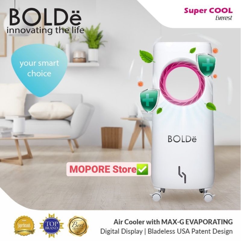 BOLDe Air Cooler  Super COOL EVEREST - Pendingin Udara Produk Terbaru Resmi BOLDE