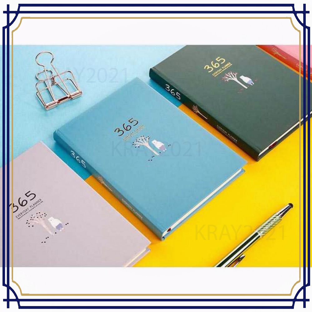 Buku Diary 365 Hari Hardcover Agenda Planner Book -AT220