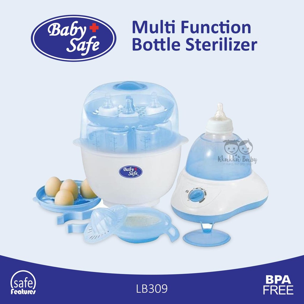 BABY SAFE - MULTI FUNCTION BOTTLE STERILIZER LB-309/ MULTIFUNGSI BOTOL STERILISASI