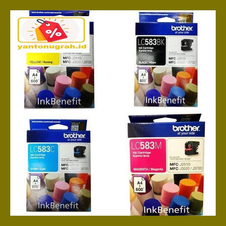 

Pt740Dpp Tinta Brother Lc 583 @Bk,C,M,Y Original - Kuning Pt0P8D6M