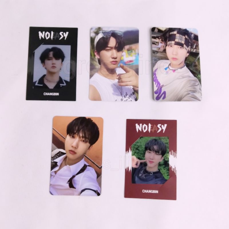 

Changbin NOEASY Stray Kids Photocard Album Jewel PC Frame Double Side