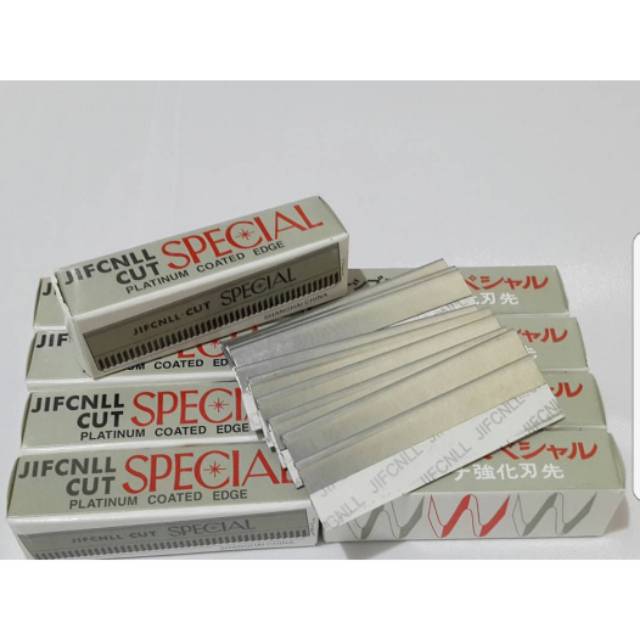 Cukuran Alis / feather cut special platinum coated blades pisau cukur alis / pisau cukur murah