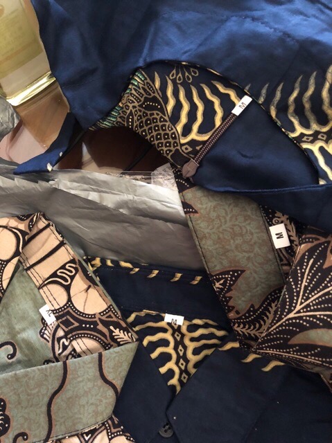 Maura Couple - Sania Ruffle Batik Couple Ori Ndoro Jowi Garansi Termurah Shopee - Batik Modern Solo