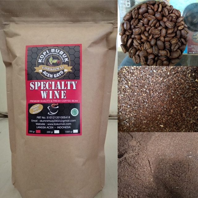 Kopi Arabika Gayo Specialty Wine 500 gr