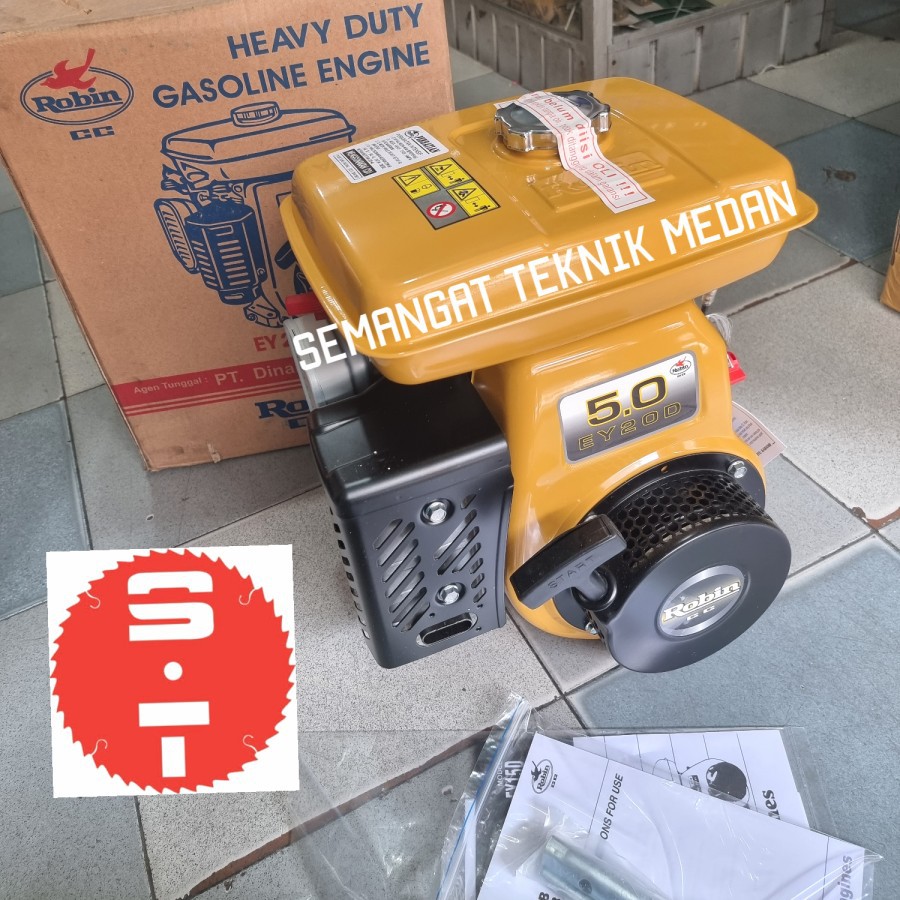 EY20D MESIN GASOLINE ENGINE PENGGERAK SERBAGUNA 5HP ROBIN EY 20 D 20D