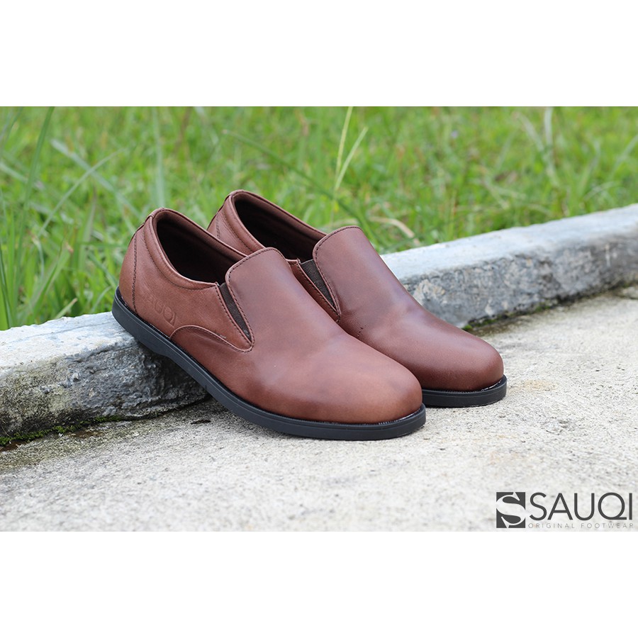 Promo  Sepatu Casual Slop Sauqi Hibrida Brown Original Footwear