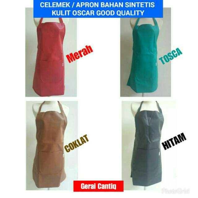 CELEMEK / APRON BAHAN KULIT OSCAR SINTETIS GOOD QUALITY