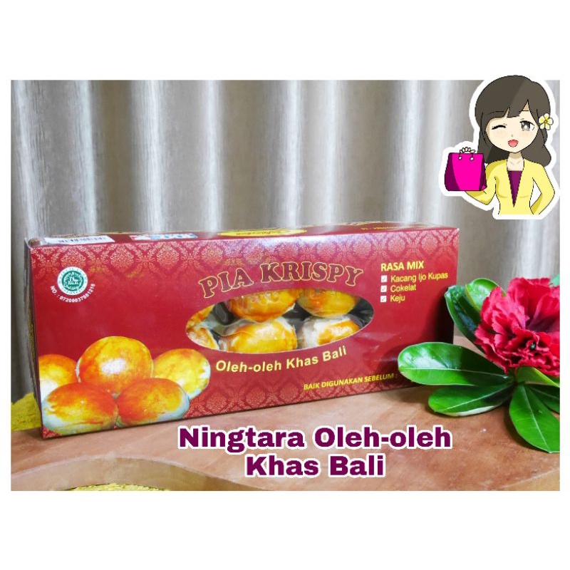 

PIA KRISPY CALISTA OLEH-OLEH KHAS BALI (RASA COKLAT, KACANG HIJAU KUPAS, KEJU, MIX 3 RASA)