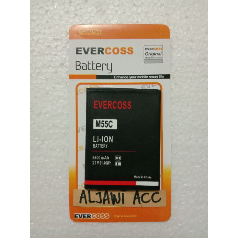 Baterai Cross Evercoss M55C Extrem 2 Plus Original Battery Hp