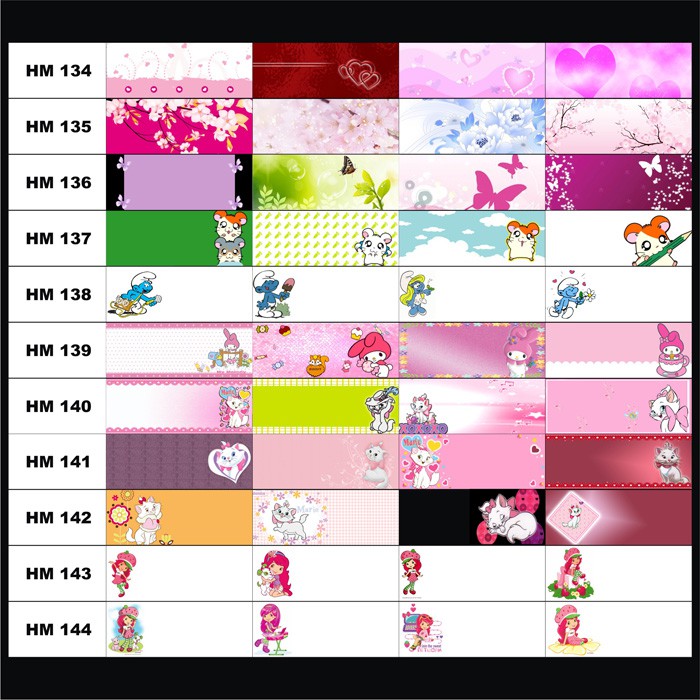 

Stiker anak nama untuk sekolah / Home craft n card