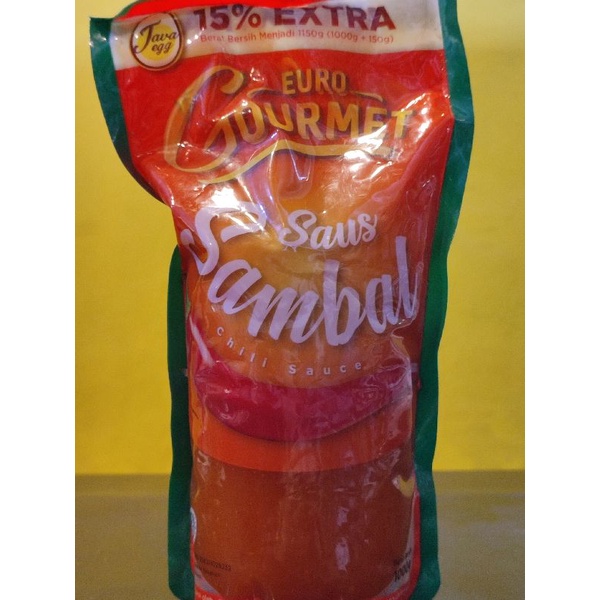 

Saus Sambal / Extra hot / Tomat Euro Gourmet - 1kg