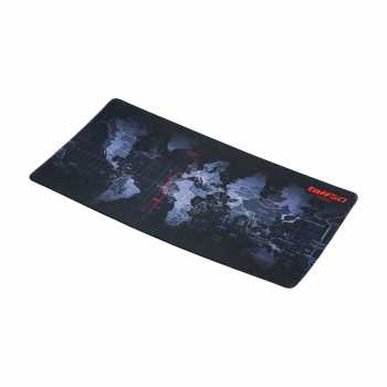 Gaming mouse pad motif peta dunia 40x80 cm anti slip ujung di jahit