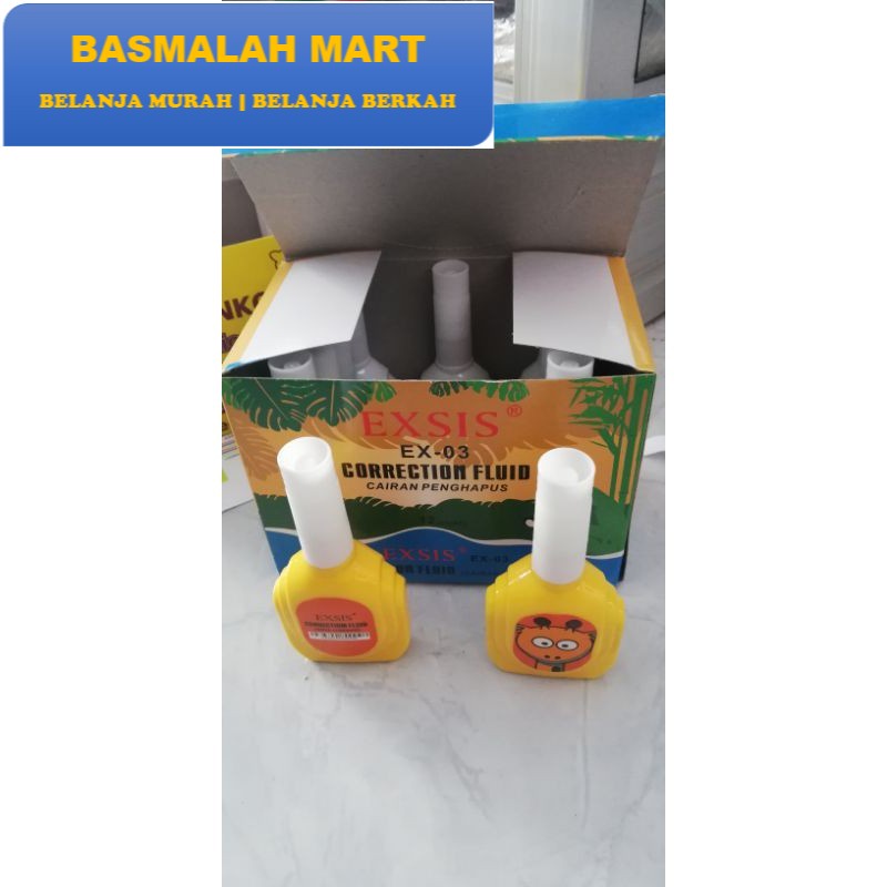 

Tipe-X Tip-ex Stipo Cair Correction Fluid EKSIS JK 101A JK-101A /Termurah (Ilham Berkah Mart)