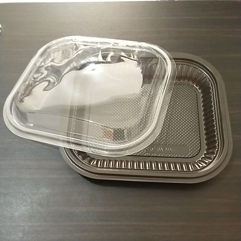 Nampan Plastik Mika / Nampan Kue + Tutup
