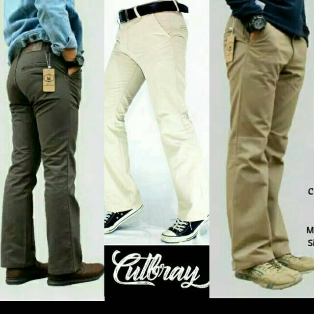  Celana  cutbray  pria catton twill Shopee  Indonesia