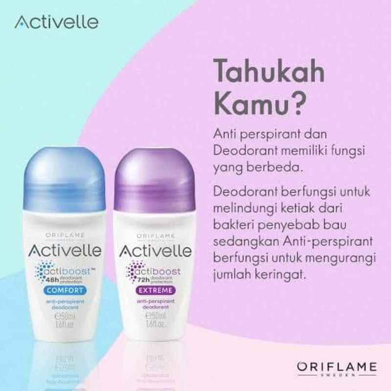 Activelle deodorant