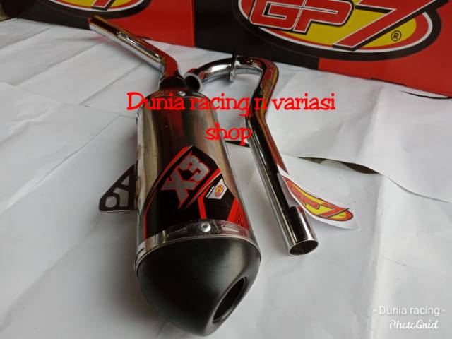 Knalpot GP7 CRF 150 KLX 150 DTracker 150 GP7 X3 Original GP7