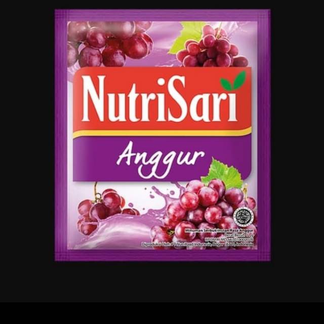 

Nutrisari Anggur 1 Renceng (10 Sachet)