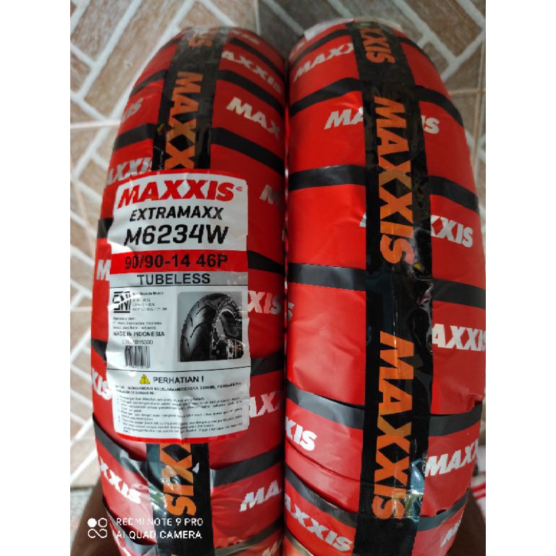 Ban tubles matic maxxis xtramaxx 90/90.14 free pentil for all matic