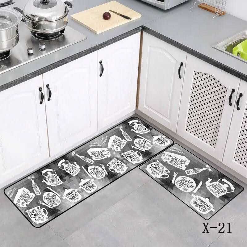 Keset Dapur Kaki Pintu Kamar Antislip PREMIUM Door Mat Trendy SET NJ61