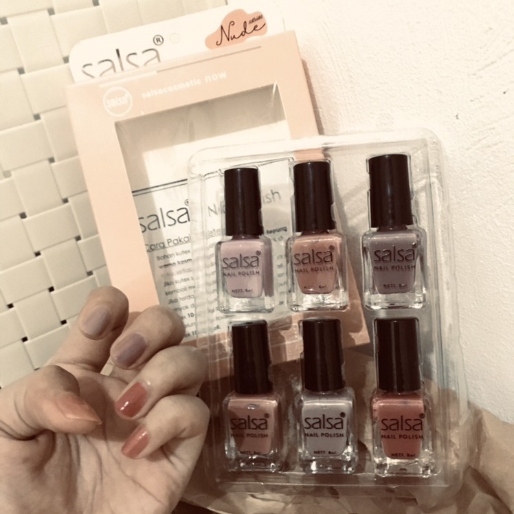 SALSA NAIL POLISH NUDE l GLAM ISI 6@MJ