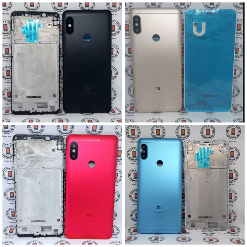 Casing Fullset Hp Xiaomi Xiomi Redmi Note 5 - Note 5 Pro Full Set Backdoor Frame Lcd