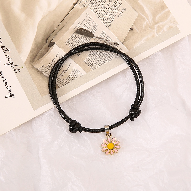 1 Pcs Gelang couple Wanita korea etnik bead Tali persahabatan Adjustable Braided Bracelet Fashion Aksesoris