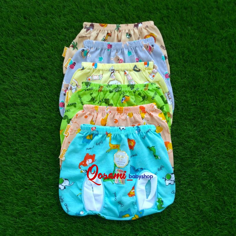 USAGI 3 pcs Celana Pop Bayi Motif Print SNI