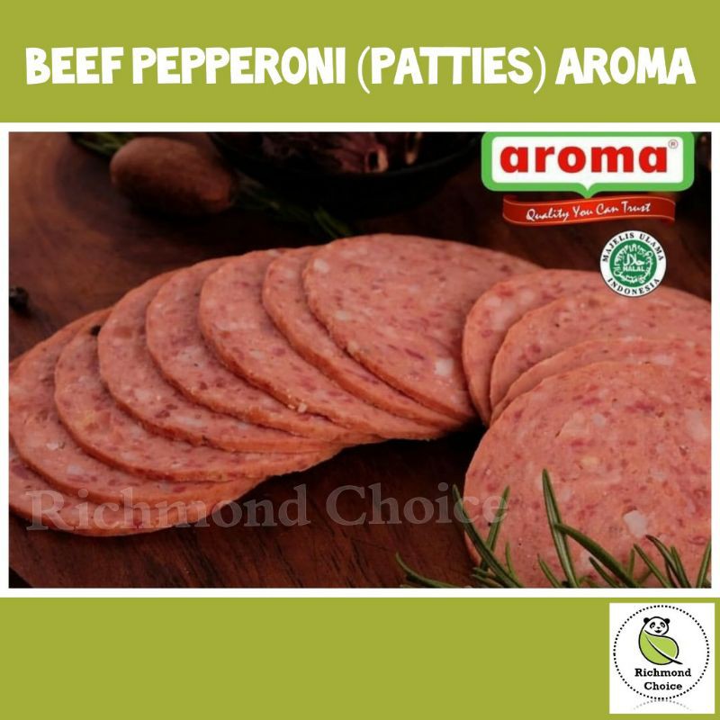 

BEEF PATTIES AROMA / BEEF PEPPERONI 250 GRAM