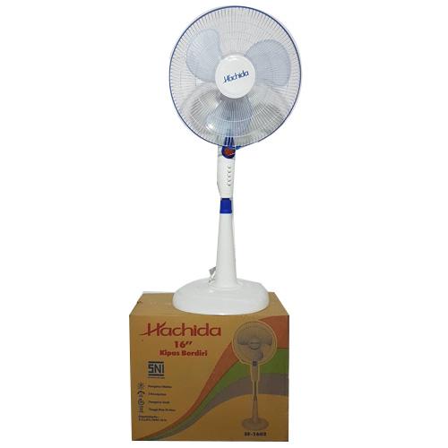 Hachida kipas angin berdiri ada lampu 1602  stand fan 16inch 16&quot; 3 kecepatan