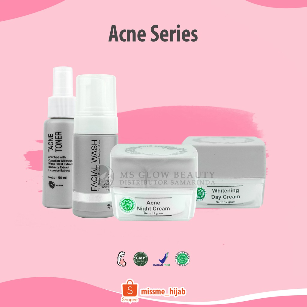 Acne Series MS GLOW BEAUTY Shopee Indonesia