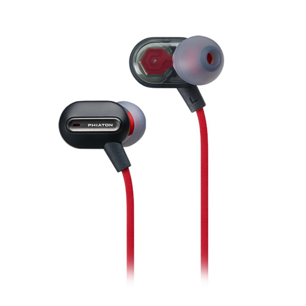 Phiaton - MS300BA - Hybrid Earphones / Earphone - Black / White