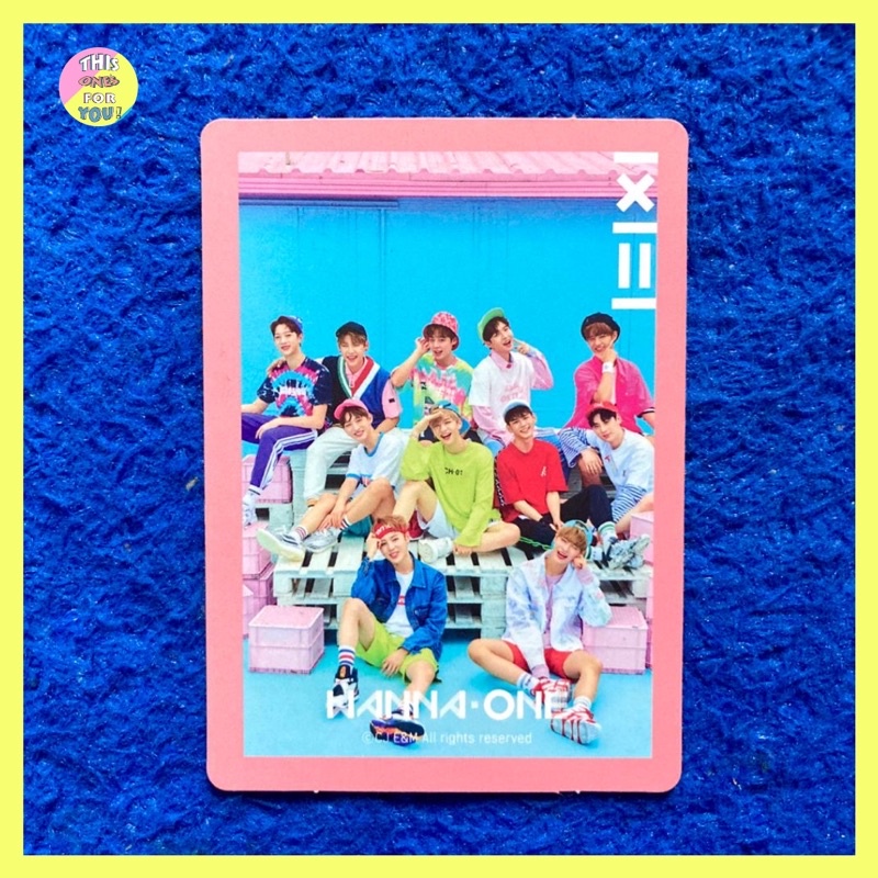 [READY] WANNAONE W1 WANNA ONE OFFICIAL GROUP PHOTOCARD PC TO BE ONE TBO DANIEL ONG MINHYUN JIHOON JI
