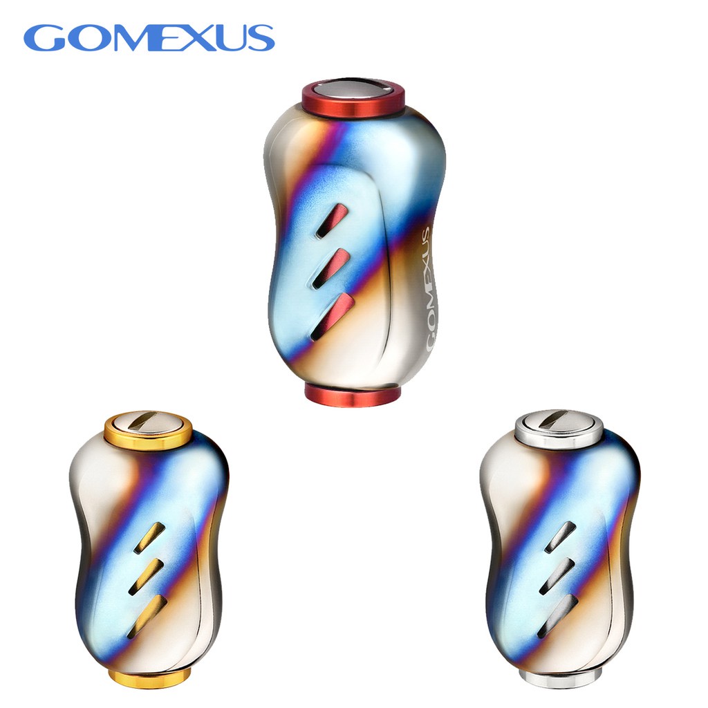 REEL HANDLE KNOB GOMEXUS GALAXY TITANIUM KNOB 22 MM