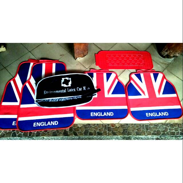 Karpet Mobil England Motif Bendera Inggris