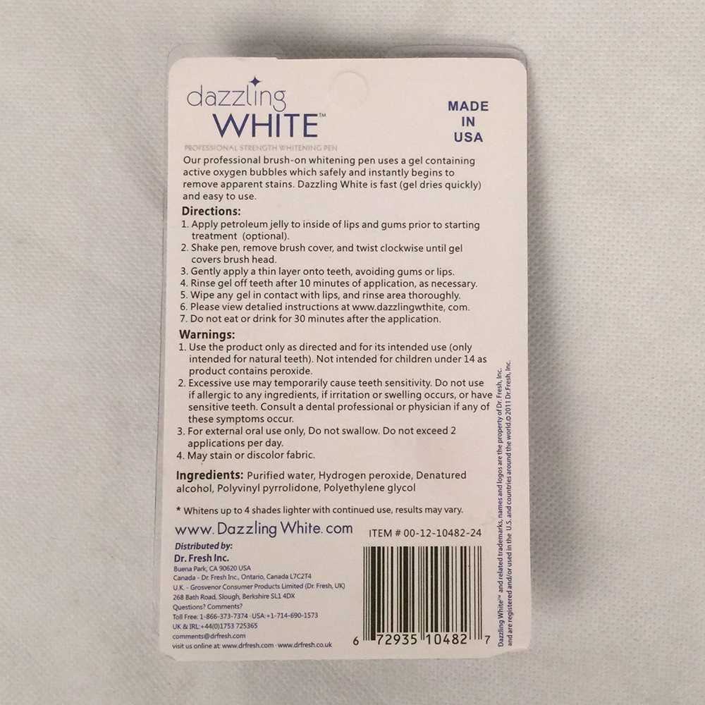 Dazzling White Whitening Pen / Gel Pemutih Gigi Instan Teeth Whitening