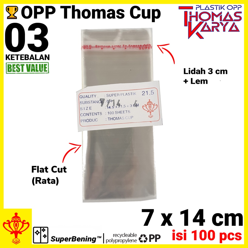 Plastik OPP UANG BARU 7x14 Pecahan 1000 2000 5000 1000 2000 isi 100 Kantong Bening dengan Lem Seal
