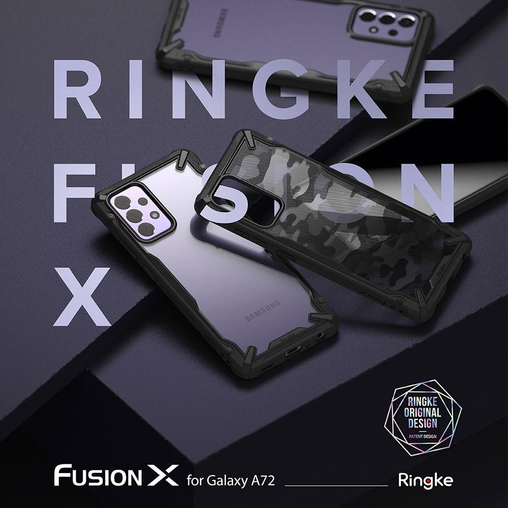 Case Samsung Galaxy A52 / A72 Ringke Fusion X Anti Crack Casing