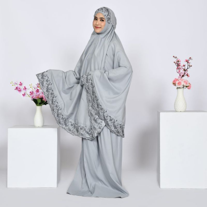 MUKENA KHADIJAH BORDIR