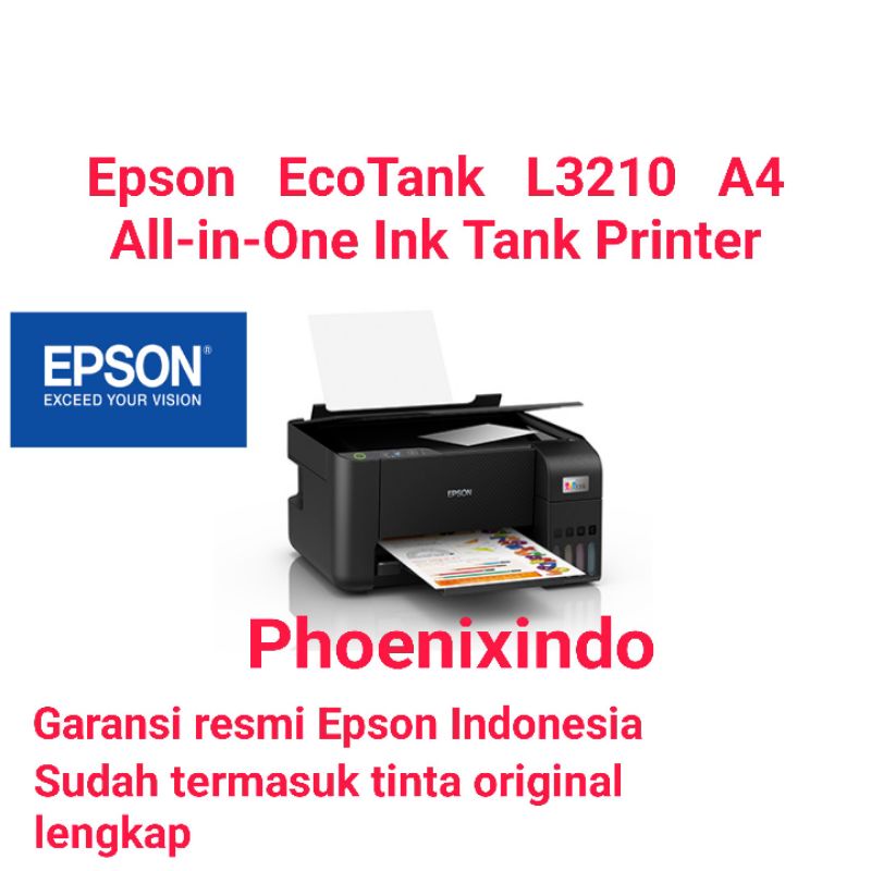 Printer Epson EcoTank L3210 All-in-One Ink Tank L 3210 Print,Scan,Copy