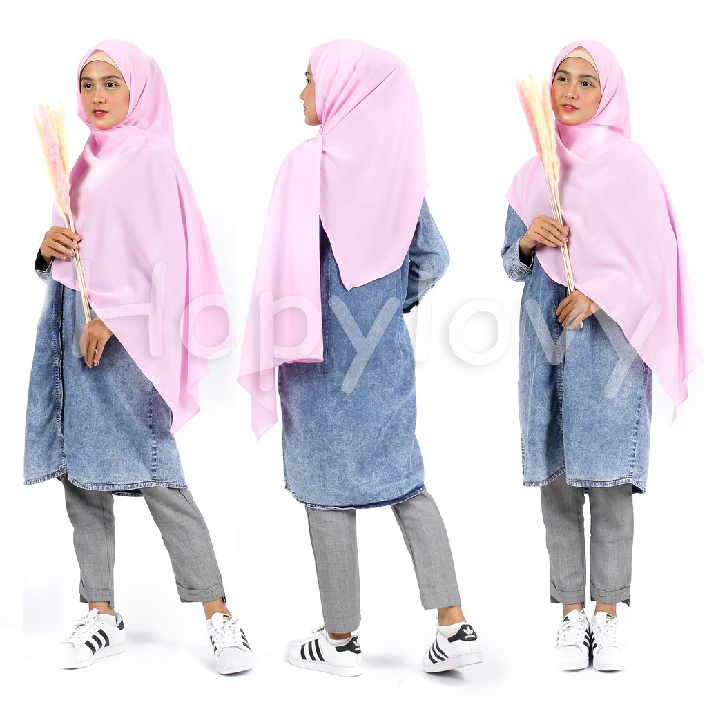 HOPYLOVY - PASHMINA SABYAN / PASHMINA INSTAN DIAMOND SABIAN / PASHMINA BASIC 75 X 150 CM