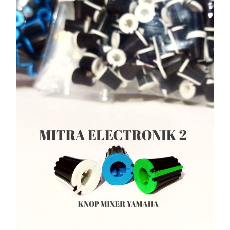 10 PCS/ BIJI KNOP POTENSIO / TUTUP POTENSO KECIL / KNOP MIXER MURAH SETENGAH LINGKARAN YAMAHA