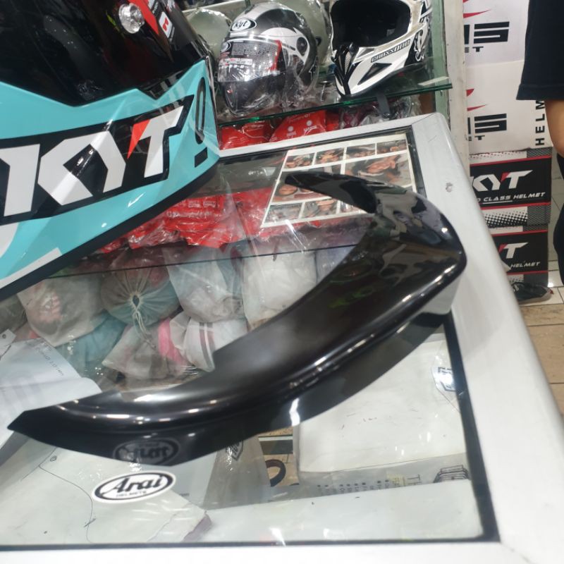 SPOILER 3D HELM KYT TT COURSE /SPOILER KYT TTC/VARIASI TANDUK BELAKANG-3