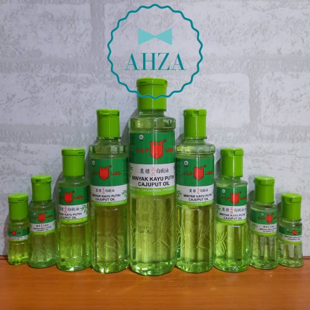 AHZA MINYAK KAYU PUTIH ORIGINAL CAP LANG 15ML/30ML/60ML/120ML/210ML